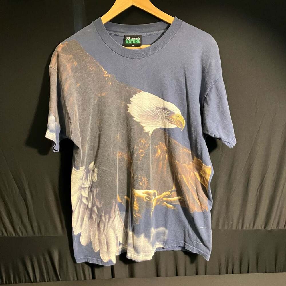 Radical Nature Bald Eagle Size XL Graphic T-Shirt